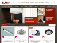 Tablet Screenshot of elmita.sk